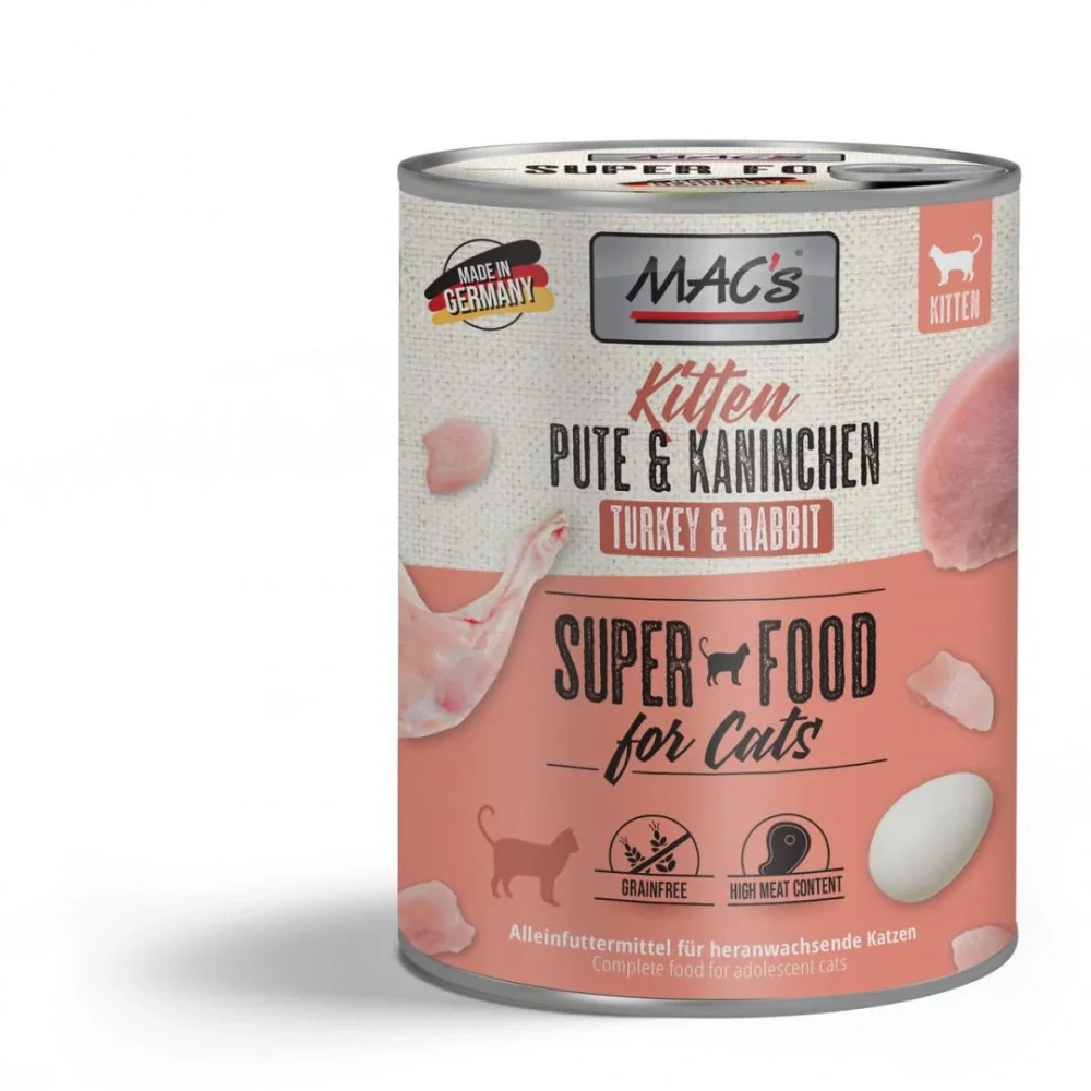 MAC´s KITTEN - Krůta, králík (800g)