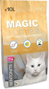 Magic Litter Bentonite Ultra White Baby Powder 10l