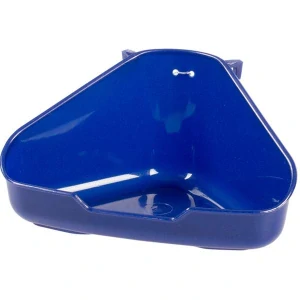 WC rohové modré 37,5x26,5x15,5cm