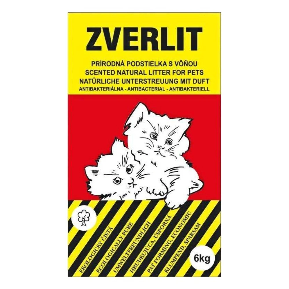 ZVERLIT červený podestýlka hrubá s vůní 6 kg