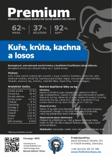 Suché krmivo PREMIUM V2.0 2kg